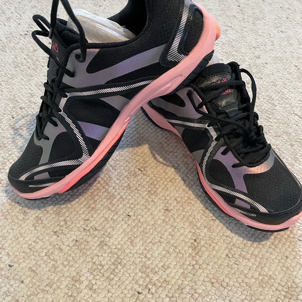 Ryka Black and Pink Athletic Shoes